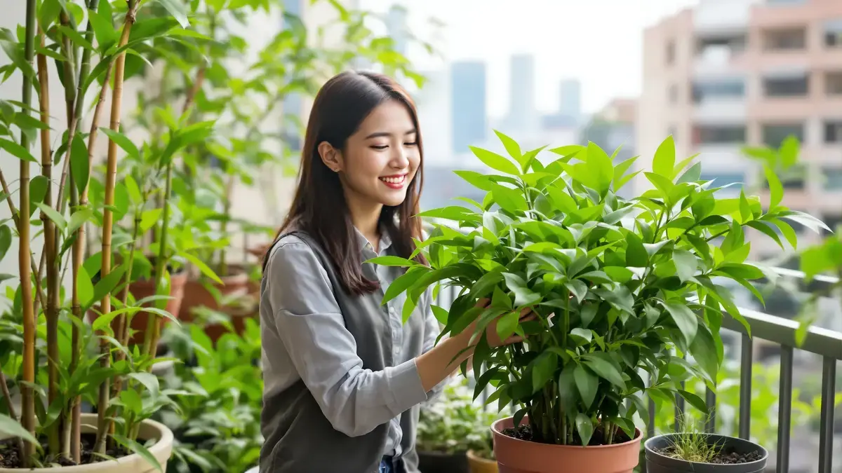 Balkony ta azjatycka roślina może sprawić że Twoje bambusy staną się zbędne nawet o tym nie wiedząc