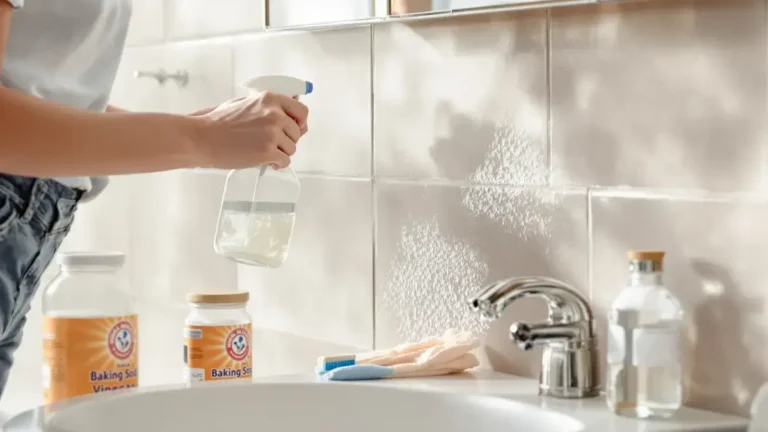 Ta domowa mieszanka z 4 składników usuwa czarne fugi w łazience w 15 minut bez użycia wybielacza a wciąż jest niedoceniana