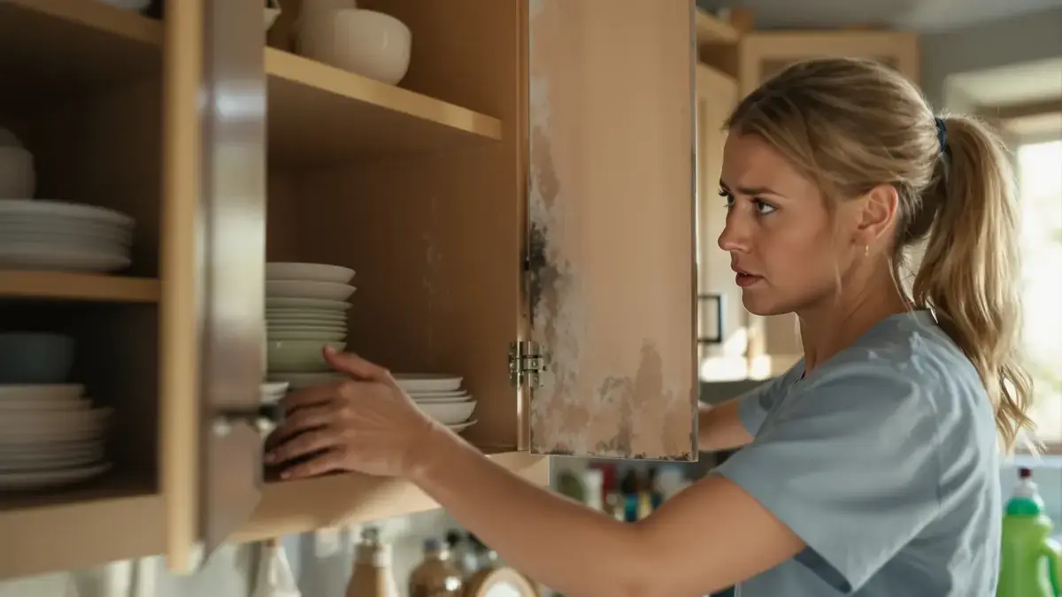 Ten niewidoczny błąd sprawia, że twoje szafki kuchenne pleśnieją po cichu, nawet jeśli tego nie zauważasz