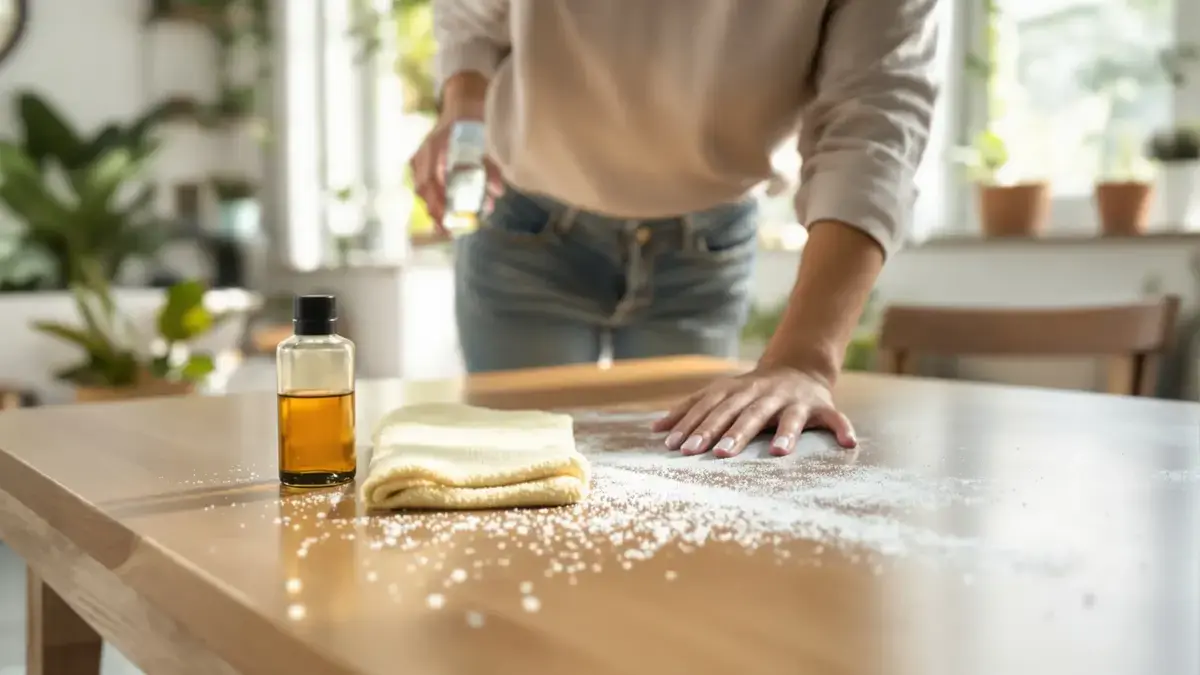 Specjaliści od sprzątania ostrzegają używanie oleju roślinnego na meblach może zatrzymywać kurz i alergeny często niedoceniane ryzyko