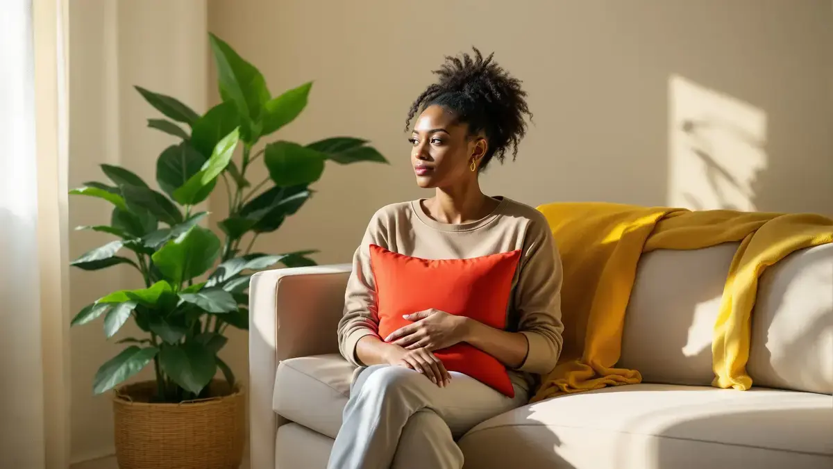 Ten wyrazisty kolor może odmienić beżowe wnętrze, które wielu uważa za beznadziejne, bez konieczności remontu