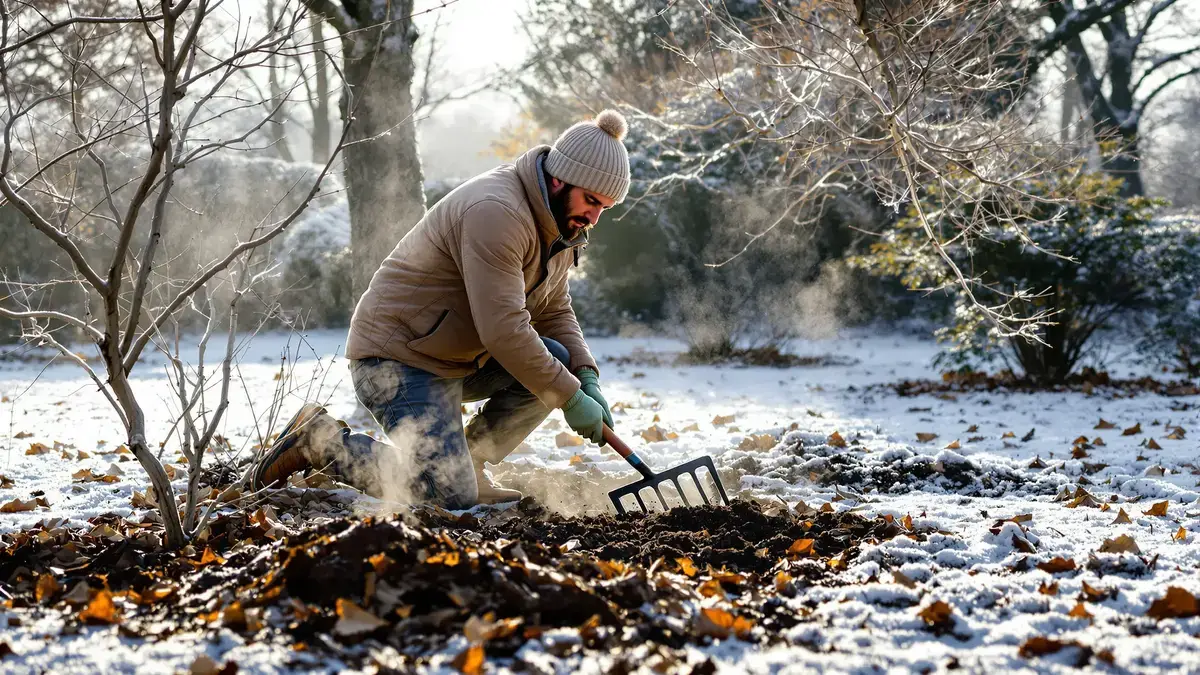 W styczniu zaniedbanie przekopania ziemi u podstawy drzew i krzewów zagraża ich długo oczekiwanej odnowie